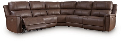 Ashley Furniture Bleckley power reclining sectional with plush cushions and a modern design, shown in a living room setting.