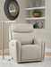 Ashley Furniture Pincara Power AutoGlide Recliner in dark upholstery, showing the closed recliner with plush cushioning.
