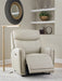 Ashley Furniture Pincara Power AutoGlide Recliner in open position with plush upholstery and padded armrests.